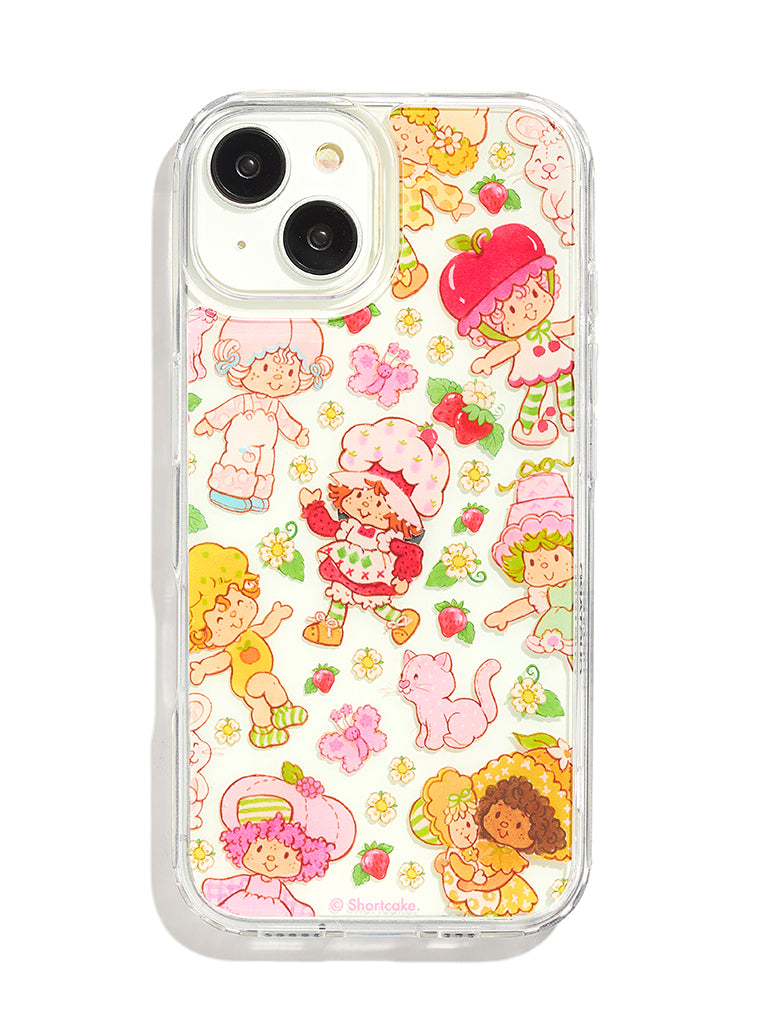 Custard x Strawberry Shortcake Floral iPhone Case