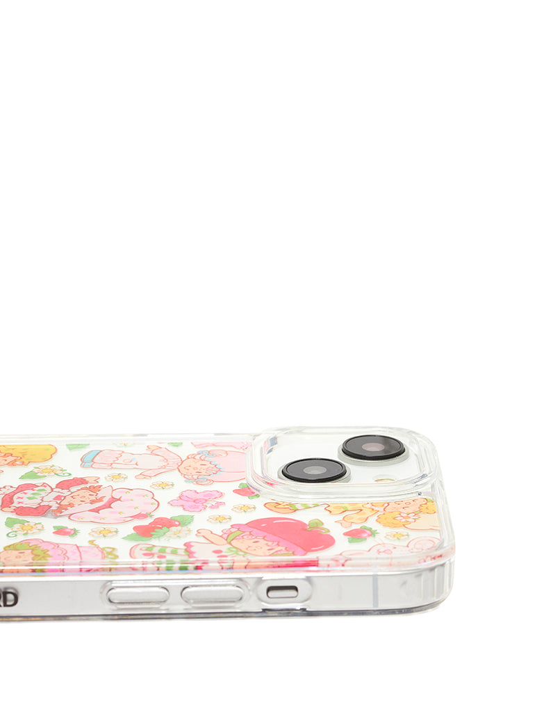 Custard x Strawberry Shortcake Floral iPhone Case