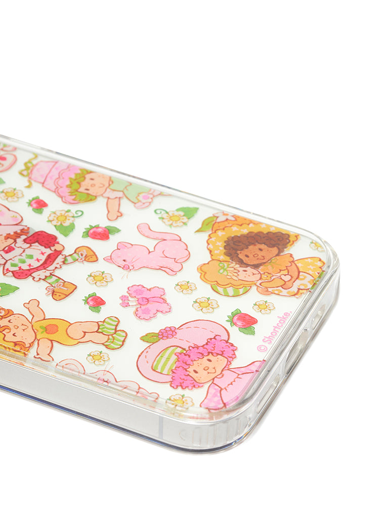 Custard x Strawberry Shortcake Floral iPhone Case