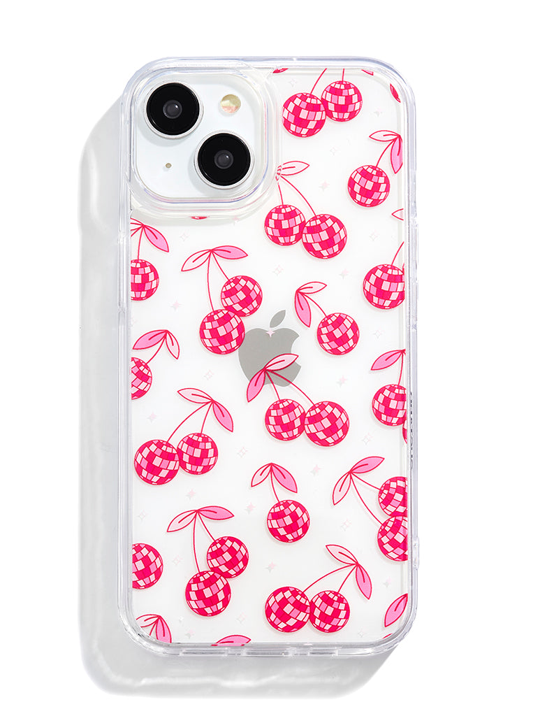 Disco Cherries iPhone Case in Pink