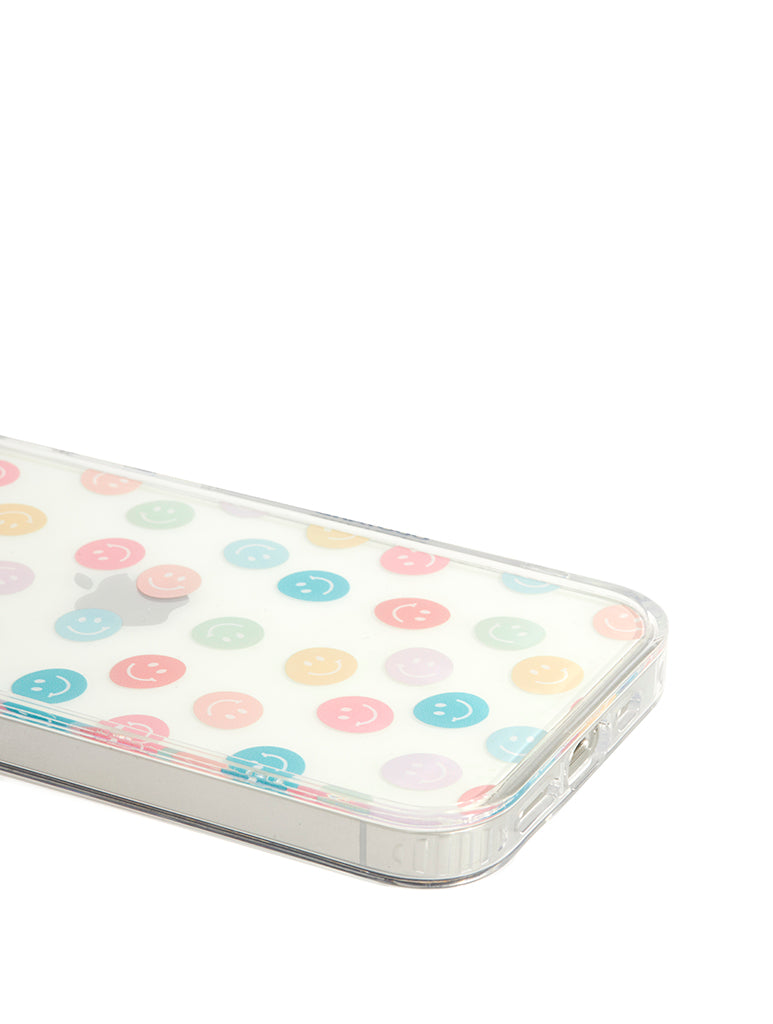 Multi Coloured Smile Face iPhone Case