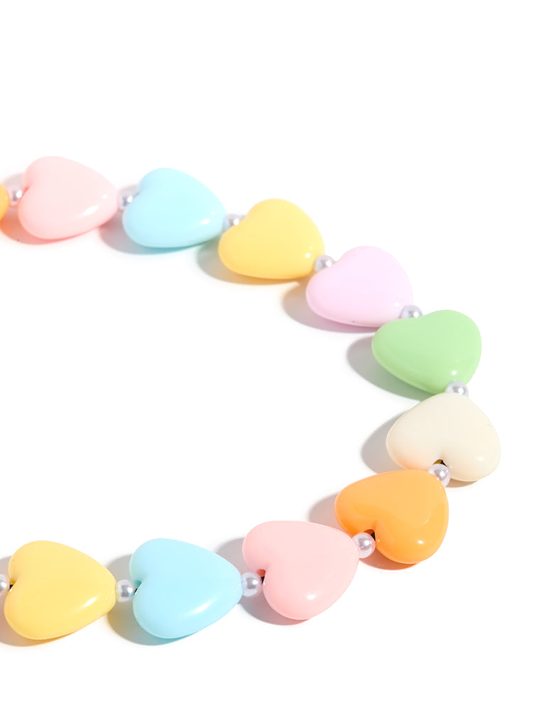 Multi Heart Beaded Strap