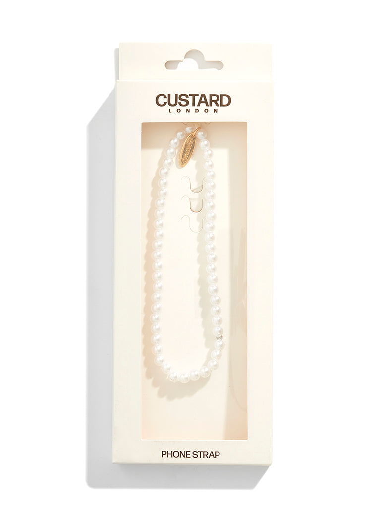 Pearl Beaded Phone Strap
