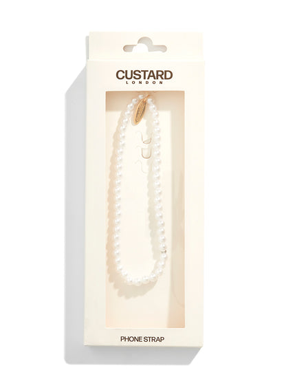 Pearl Beaded Phone Strap