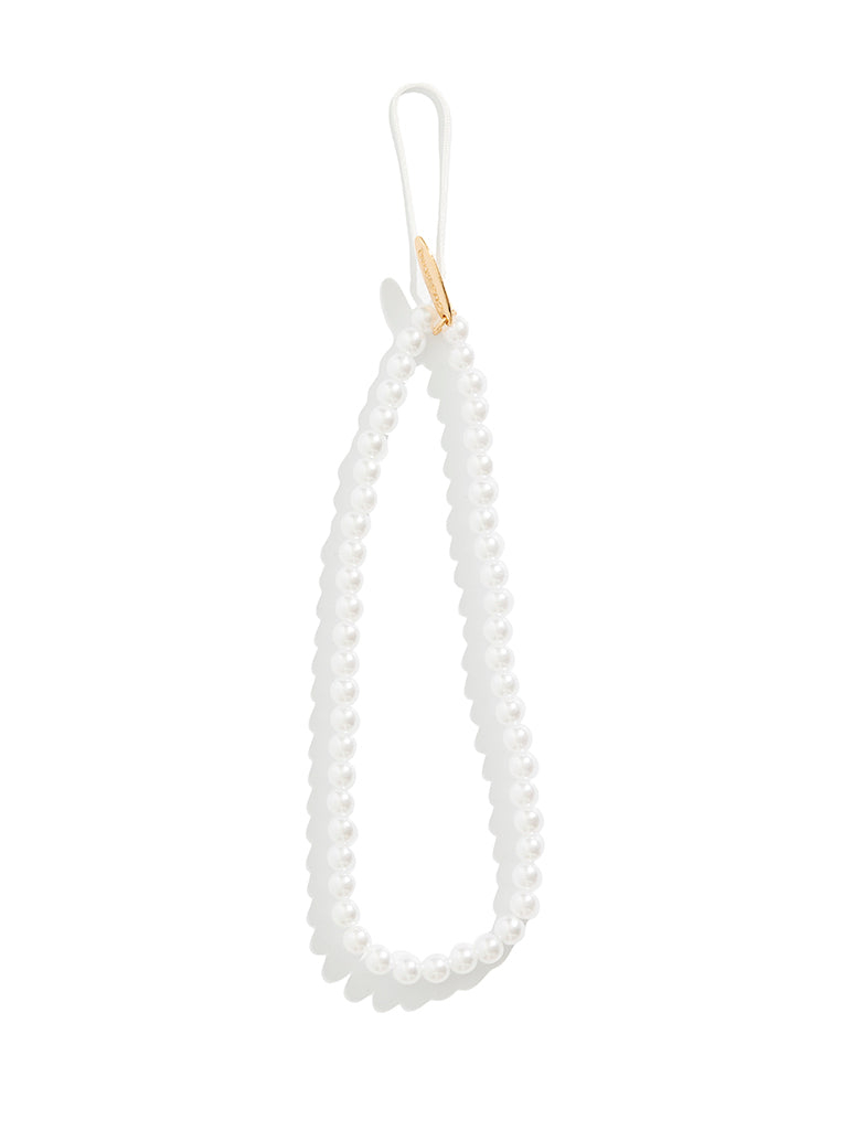 Pearl Beaded Phone Strap
