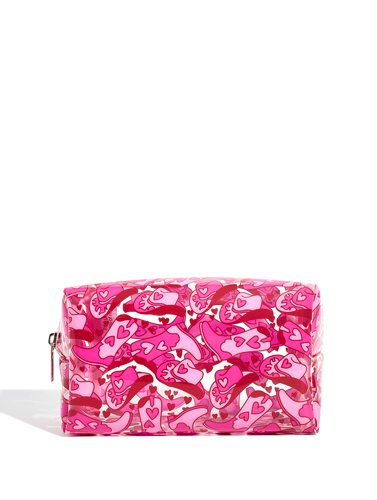 Pink Cowgirl Makeup Bag