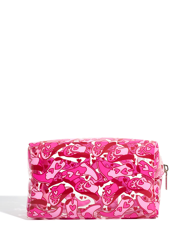 Pink Cowgirl Makeup Bag