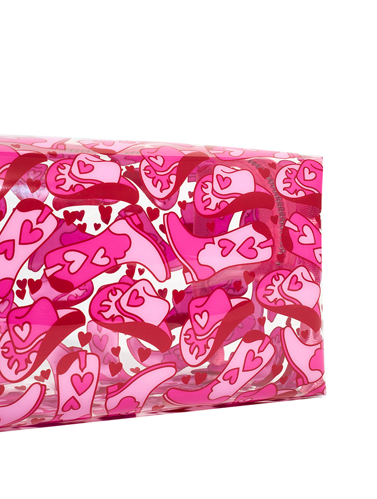 Pink Cowgirl Makeup Bag