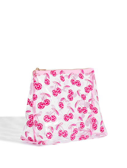 Pink Disco Cherries Wash Bag
