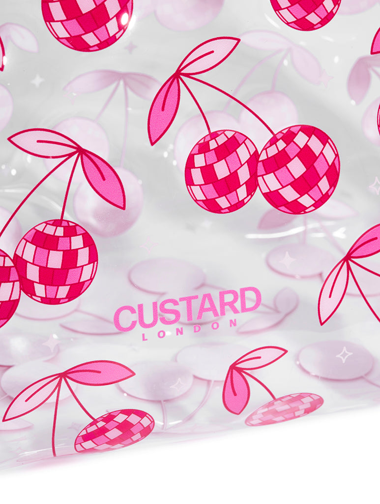 Pink Disco Cherries Wash Bag
